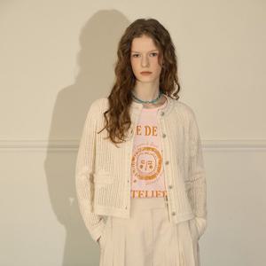 [듀엘]플라워 자카드 니트 가디건_D252KSL039