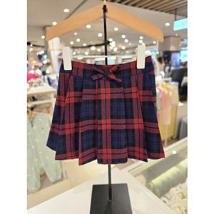 [블루독베이비] 25 FW(레드)체크 스커트 팬츠(45A1941201)백일 돌 조카 유아 아가옷 선물 치마 바지 (45A19