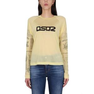 디스퀘어드2 반팔 티셔츠 S72GD0449 YELLOW