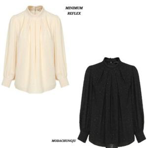 [미니멈]MD 하이넥 셔링 블라우스  MD MMXCAWB8200_CJ