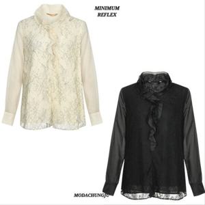 [미니멈]MD 레이스 쉬폰 블라우스 MD MMXCAWB7340_CJ