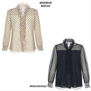 [미니멈]MD 시스루 블라우스 MD MMXCAWB7180_CJ