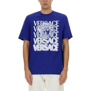 베르사체 반팔 티셔츠 1013302 1A124392UD30 BLUE