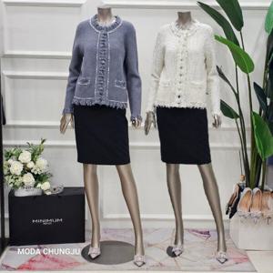 [미니멈]MD 진주 수술 노카라 가디건 MD MMXCAKC8230_CJ