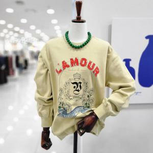 [비지트인뉴욕]전면그래픽  오버핏 맨투맨  VB2LT20_US