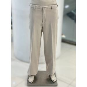 [바쏘옴므]WSY3PS15A 면스판 라이트베이지 히든밴딩 와이드 팬츠