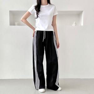 HOTBBA / 아르떼므 레이스 트랙 와이드 팬츠 SD_250617