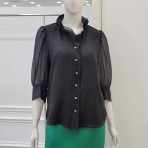 [미니멈]클래식 쉬폰 블라우스 (MYBAWB409ABK)_IC