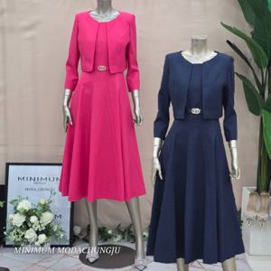 [미니멈]MD 자켓 민소매 원피스 셋트  MD MMYBAWO3070 M_CJ