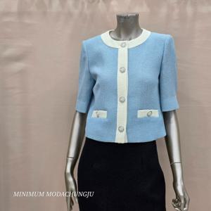 [미니멈]MD 노카라 트위드 숏 자켓 MD MMZBGWJ4990_CJ