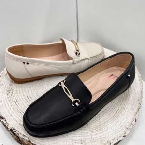 [에스콰이아]에스콰이아  여성 경량 금속 등장식 캐주얼 로퍼 2c