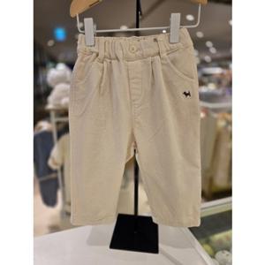 [블루독베이비] 25 FW(크림)심플 코듀로이 팬츠(45A1441004)바지 백일 돌 선물 조카 유아 아가옷 (45A14410