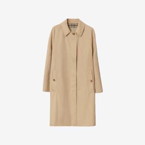 버버리 미드 렝스 캠던 카 코트 베이지 여성 8079400