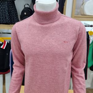 [루이까스텔]남성 루이까스텔 로고 자수터틀니트3MRSW002P_OD