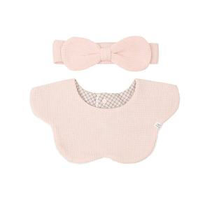 [아가방]핑크 턱받이(헤어밴드)_01P084207_CC