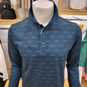 [루이까스텔]남성 전판 강아지 요꼬에리 티셔츠3MRTS041X_OD