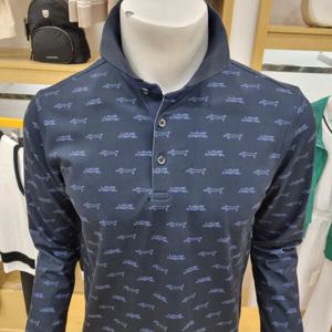 [루이까스텔]남성 전판 강아지 요꼬에리 티셔츠3MRTS041N_OD