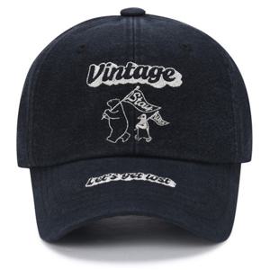 [지프키즈]25신상공용키즈   빈티지 곰 자수 볼캡KQ0GCU217-1_US