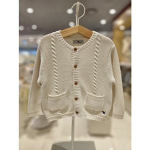 블루독베이비[hu]25.FW가을겨울신상 CR)클래식니트가디건A 45A13-200-01 유아가디건 기본가디건