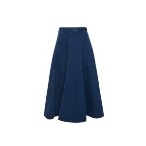 [샤틴]데님 플레어 스커트/S252C382