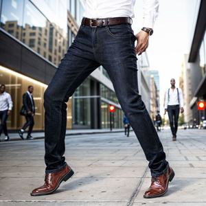 [모로엠]남성 폴위크엔드 중년 남자 청바지 ON-JES-QWEAD003