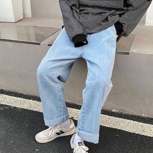 [모로엠]남성 와이드 데님 바지 남자여름청바지 ON-JES-QWEA5C65