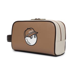 [말본골프]말본골프 말본 컬러 블록 파우치 TAN M5343PBG12TAN