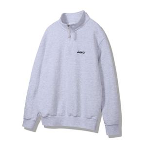 [지프]JP2TSU822 지프 반넥 아노락형 맨투맨 2024년 멜란지화이