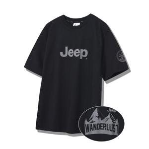 [지프]JP2TSU104 선기획 소매 자수 2024년 블랙 반팔티_SC