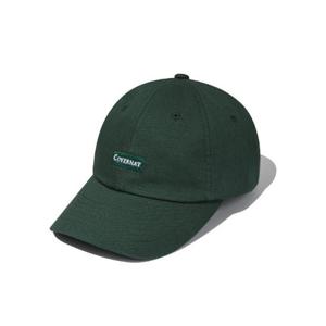 커버낫모자 CQK CO2407CA04-GN 스탠다드 핏 어센틱 스몰 로고 볼캡 그린