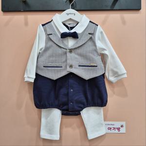 [아가방][충주 모다] 피버정장바디수트세트(타이) 01S027901_CJ