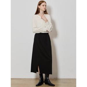 [보니스팍스][보니스팍스(Bonispax)] 허리밴딩 밑단 트임 스커트