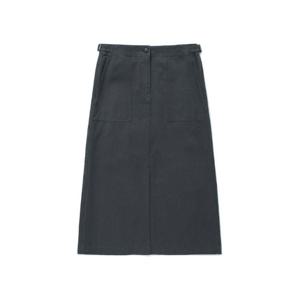 커버낫반바지 CQK CO2401SR71-CH 우먼 코튼 퍼티그 스커트 Charcoal