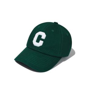 커버낫모자 CQK CO2300CA01-GN [스탠다드 핏] C 로고 B.B 캡 그린