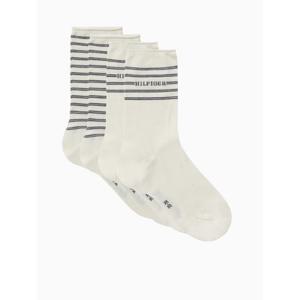 타미힐피거 스트라이프 로고 삭스 2P BB T22E7ACK052WT1 1 2