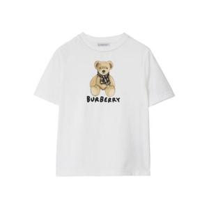 주니어 버버리 탑 8112389 A1464 White