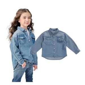 [게스키즈]스톤워싱 데님셔츠 (G26KAB010-T)