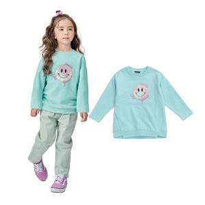 [게스키즈]스마일 언발 롱 맨투맨 (G27KAT070-T)