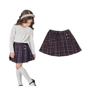 [게스키즈]체크 트위드 스커트 (G26KAS010-T)