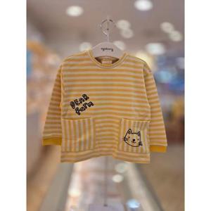 아가방 세이브존03 아가방 옐로우 로잉 ST 포켓 티셔츠 AT01P531006A