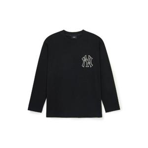 MLB긴팔티 GQC 3ATSB0544-50BKS 베이직 메가로고 루즈핏 긴팔 티셔츠 뉴욕양키스