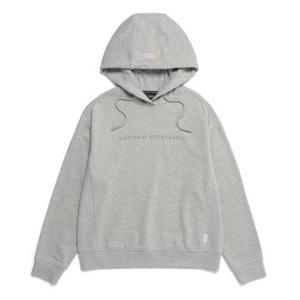 내셔널지오그래픽 여성 크롭 후드 티셔츠 N233WHD010