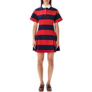 랄프 로렌 원피스 211971761 001 RED BAVY STRIPED