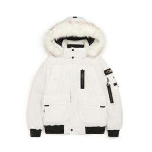 [내셔널지오그래픽 (행사)]타루가 남성 퍼 트리밍 후디 구스다운 점퍼 N224MDW030