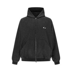 발렌시아가 후드 티셔츠 838688TSWB31140 Grey