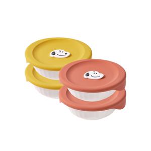 스누피 바로한끼 도자기 밥용기 2P X 2SET 총 4개