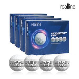 리얼라인 몬스터7 프로 360 저압축 밸런스 3PC 골프공 4더즌 48구