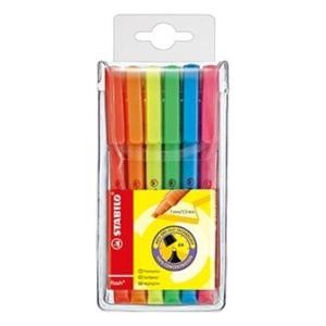 스타빌로 플래쉬 형광펜 6색 세트