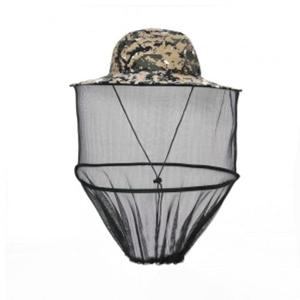 모기장모자 해충방지 모기장 방충모자 픽셀카키 낚시 벌초모자