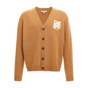 메종키츠네 볼드 폭스 헤드 가디건 NM00508KM0329 P270